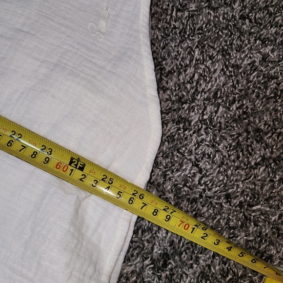 SuperDry Penny Collar Shirt Blouse in Oatmeal Size 10 Lightweight gauzy - Picture 14 of 16